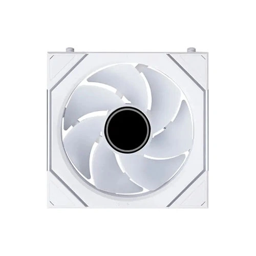 Lian Li UNI Fan SL-INF Flex Wireless ARGB 120mm Reverse Blade White Cabinet Fan, Triple Pack